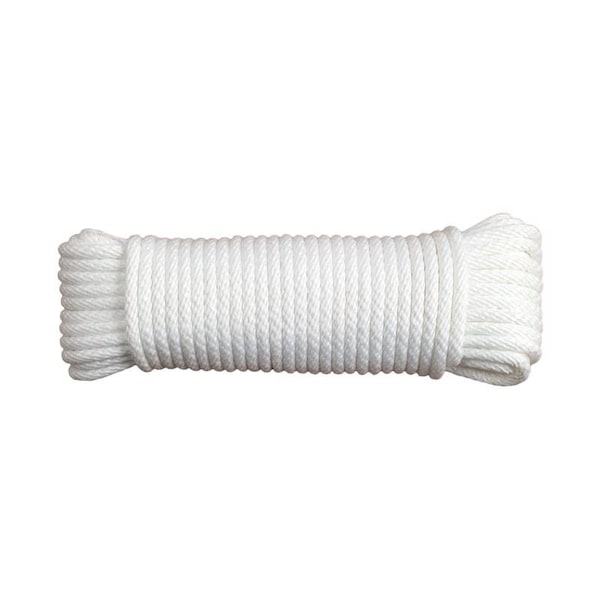 Koch Industries Koch Industries 3/16 in. D X 50 ft. L White Diamond Braided Polypropylene Clothesline Rope 5650624 - main
